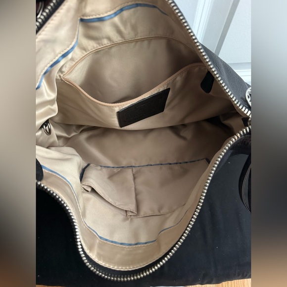 COACH Ali Black Leather Colette Hobo Shoulder Bag | Like‑New Pre‑Loved - Picture 4 of 5